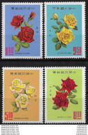 1969 Taiwan Roses 4v. MNH Michel N. 742/45 - Andere & Zonder Classificatie