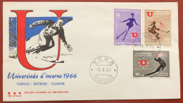 ITALY - FDC - 1966 - Winter Universiade - FDC