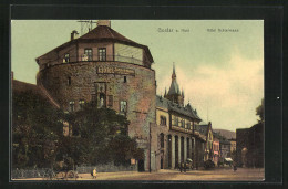 AK Goslar, Hotel Achtermann  - Goslar