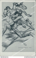 Cf119 Cartolina Militare Illustratore Romano Dazzi Ascari Eritrei All'assalto - Otros & Sin Clasificación