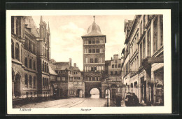 AK Lübeck, Das Burgtor  - Lübeck