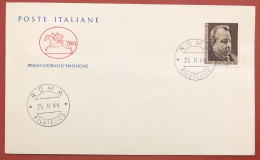 ITALY - FDC - 1966 - Centenary Of The Birth Of Benedetto Croce - FDC