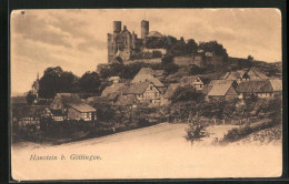 AK Hanstein Bei Göttingen, Burg Mit Ortsansicht  - Autres & Non Classés