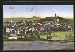 AK Schleiz, Gesamtansicht Mit Kirchen  - Schleiz