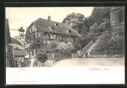 AK Stolberg /Harz, Partie Mit Aufgang Zum Schloss  - Stolberg (Harz)