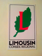 Autocollant Limousin Conseil Régional - Aufkleber
