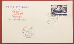 ITALY - FDC - 1965 - Inauguration Of The Mont Blanc Tunnel - FDC