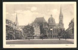 AK Aachen, Ansicht Vom Dom Und Umgebung  - Aachen