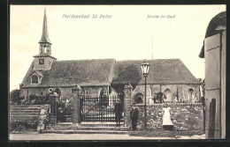 AK St. Peter /Nordseebad, Kirche Im Dorf  - Autres & Non Classés