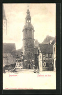 AK Stolberg /Harz, Ortspartie Mit Seigerturm  - Stolberg (Harz)