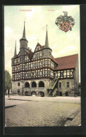 AK Duderstadt, Rathaus, Wappen  - Duderstadt