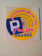 Autocollant Parcus Je Ne Tourne Plus En Rond - Stickers