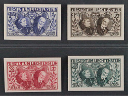 Liechtenstein  86-89 P1 (*)  UNGEZÄHNTE PROBEDRUCKE KARTON, SELTEBN  KW 850,- € - Nuovi