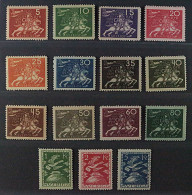 Schweden  159-73 **  50 Jahre UPU, 15 Werte Komplett, Postfrisch, KW 1300,- € - Unused Stamps