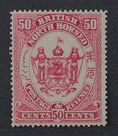Nordborneo 35 P ** 1888, 50 C. PROBEDRUCK In Hellrot, Postfrisch, SELTEN - Bornéo Du Nord (...-1963)