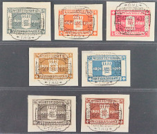 Württemberg 123-29, Regentschaft Komplett, LUXUS-Briefstücke, Geprüft KW 150,- € - Used