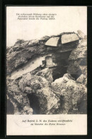 AK Die Verheerende Wirkung Eines Dt. 42 Cm - Geschosses Auf Das Panzerfort Loucin  - Guerre 1914-18