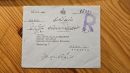 1960 Rec TEHERAN Iran Ministère De L'Agriculture Institut De Recherche Au Musée D'Histoire Naturelle à Vienne Autriche - Iran