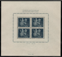 1946, PORTUGAL   Bl. 11 ** Block 100 Jahre Bank Von Portugal, Postfrisch, 270,-€ - Neufs