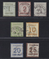 NDP ELSASS 1-7 I, 1-25 C. Netz Spitzen Unten Komplett, Sauber Gestempelt, 543,-€ - Used Stamps