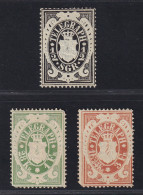 BAYERN Telegrafen Aus 2-6 *, (*) Erste Ausgabe 1 Sgr - 1 Fl.24, Geprüft 900,-€ - Postfris