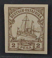DEUTSCH-OSTAFRIKA 11 P I 2 P. Kaiserjacht UNGEZÄHNT, RARITÄT, Fotoattest 3000,-€ - Duits-Oost-Afrika