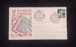 C) 1954. SPAIN. FDC. BELL TOWER OF GRACE. TIRSO DE MOLINA LITERATIVE STAMP. XF - Autres & Non Classés