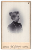 Fotografie Rud. Lichtenberg, Melle, Mühlenstr. 333, Junge Dame Mit Hochgestecktem Haar  - Anonieme Personen