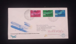 C) 1968. NETHERLANDS. FDC. ENVELOPE SENT TO ENGLAND. MULTIPLE AVIATION STAMPS. XF - Other & Unclassified