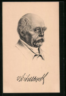 Künstler-AK Otto Von Bismarck Im Portrait  - Personnages Historiques