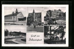 AK Schweinfurt /Main, Rathaus Und Stadthalle  - Schweinfurt