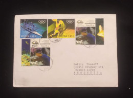 C) 2014. POLAND. FDC, SENT TO ARGENTINA. MULTIPLE STAMPS FROM THE OLYMPIC AND FISH GAMES. XF - Polen