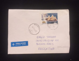 C) 2004. ROMANIA. FDC. SENT TO ARGENTINA. STAMPS OF 550 YEARS OF AMERICA, OLD SHIP.XF - Romania