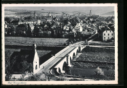 AK Bad Mergentheim, Gesamtansicht Und Brücke  - Bad Mergentheim