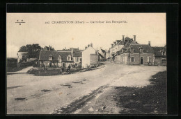 CPA Charenton-sur-Cher, Carrefour Des Remparts  - Autres & Non Classés