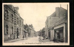 CPA La Chapelle-d`Angillon, La Grande-Rue  - Other & Unclassified