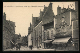 CPA Bourges, Place Planchat, Hotel De La Chambre De Commerce  - Bourges