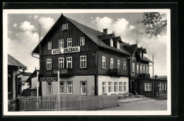 AK Harrachsdorf, Hotel Erlebach Und Riegers Bäckerei  - Tchéquie