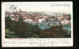 AK Kaaden, Blick Auf Die Stadt Mit Brücke  - Tchéquie