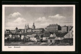 AK Saaz, Stadtblick Von Westen Aus  - Repubblica Ceca