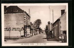 CPA Les Bordes, Rue De La Poste  - Autres & Non Classés