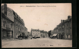 CPA Malesherbes, Place Du Martroi Et Rue De Soisy  - Malesherbes