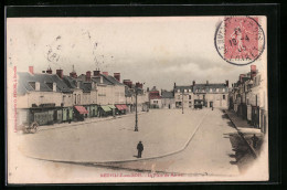 CPA Neuville-aux-Bois, La Place Du Martroi  - Autres & Non Classés