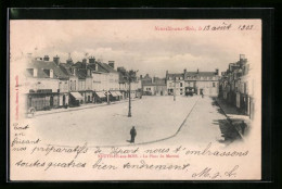 CPA Neuville-aux-Bois, La Place Du Martroi  - Other & Unclassified