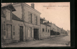 CPA Neuville-aux-Bois, Rue Des Villeneuvres  - Other & Unclassified