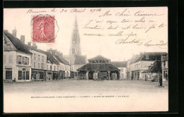 CPA Beaune-la-Rolande, Place Du Marche - La Halle  - Beaune-la-Rolande