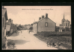 CPA Marcilly-en-Villette, Entrée Route De Vienne  - Autres & Non Classés