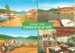 73979861 Schieder-Schwalenberg Emmerstausee Faehre Terrasse Restaurant - Autres & Non Classés