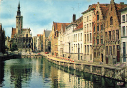 CPSM Bruges-Quai Du Miroir- Timbre    L2963 - Brugge