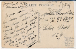 Dozulé (14 Calvados) Envoi De Jacquelière Du 129eme Régiement D'infanterie En Permission A Dozulé En 1939 - Guerra Del 1939-45